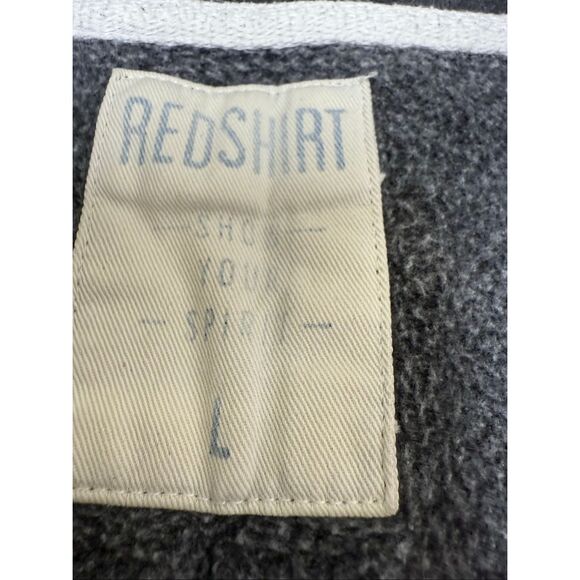 Vintage Redshirt University Of Cenral Florida 1/3Zip Cotton Blend Sweatshirt SzL - Picture 6 of 8